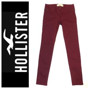 Hollister Super Skinny Jeans Wine or Berry 25 / 1